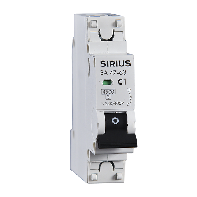 Автоматический выключатель ВА 47-63 1P 6А (С) 4,5kА Sirius, фото 0